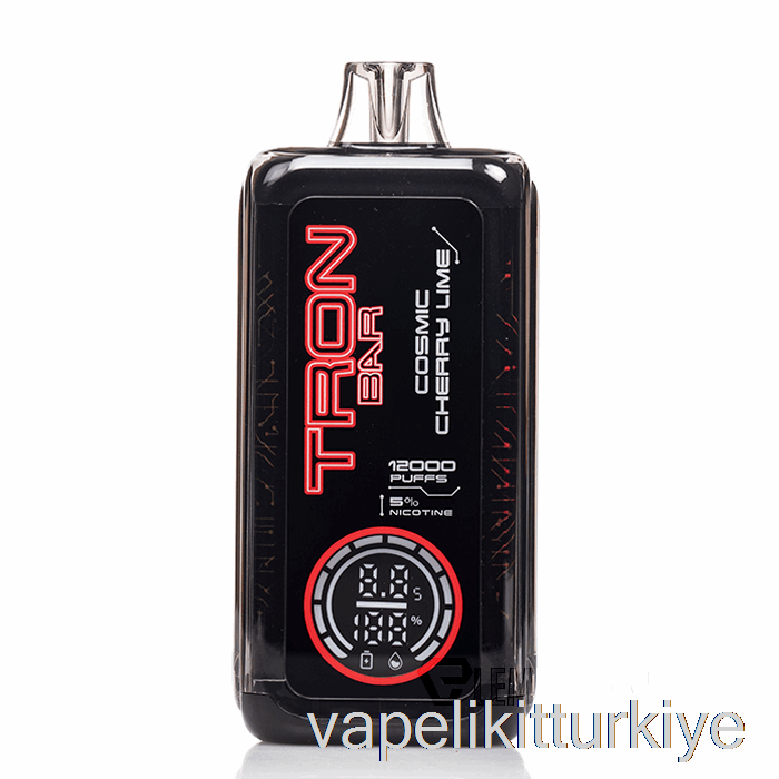 Vape Elektronik Sigara Tron ​​bar 12k Tek Kullanımlık Kozmik Kiraz Kireci